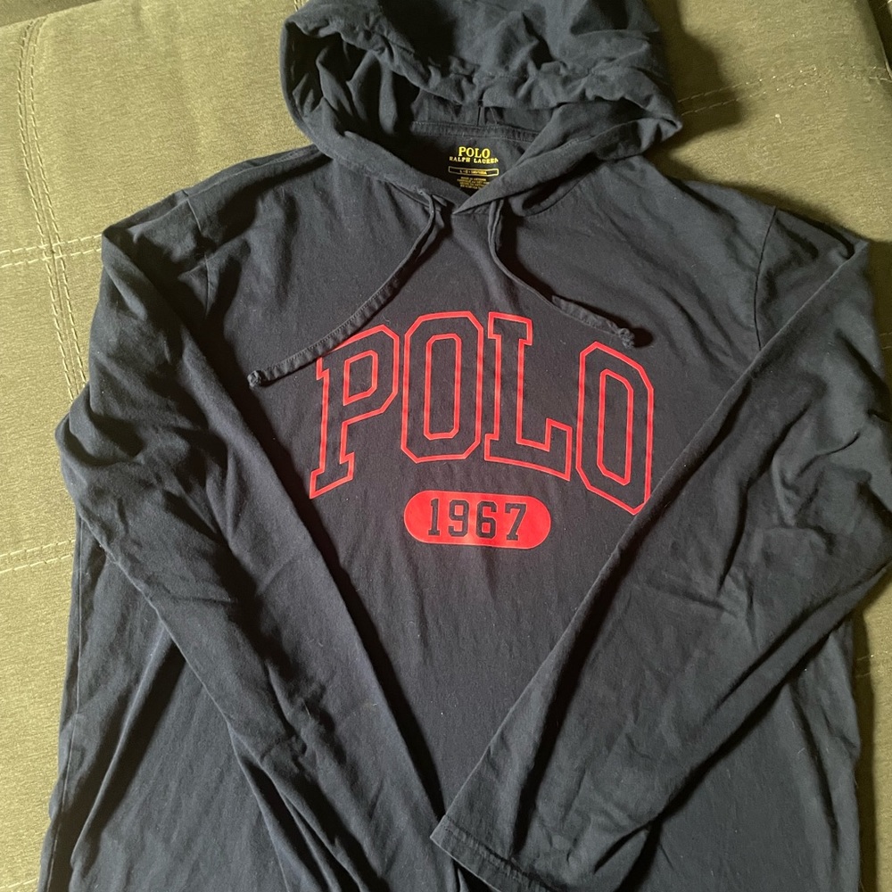 Polo Long Sleeve Hooded Tee